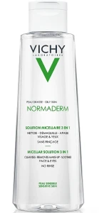Vichy Normaderm 3-in-1 Micellar Solution Міцелярна вода 3-в-1 для зняття макіяжу та очищення жирної чутливої шкіри обличчя та очей
