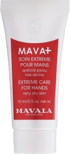 Mavala Засіб для ніжного догляду за дуже сухою шкірою рук в упаковці Mava+ Extreme Care for Hands