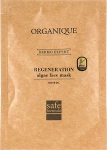 Organique Альгинатная маска для лица с оливковым маслом Algae Mask Olive Oil