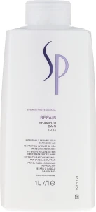 Відновлюючий шампунь для пошкодженого волосся - WELLA Professionals Repair Shampoo, 1000 мл