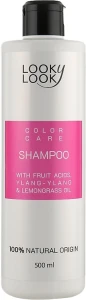 Looky Look Шампунь для окрашенных волос "Стойкий цвет" с фруктовыми кислотами Hair Care Shampoo
