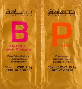 Salerm Набір Linea Oro Protein (shm/10ml + balm/10ml)