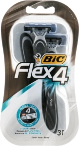 BIC Мужской станок для бритья "Flex 4", 3 шт.