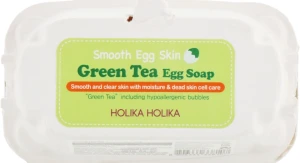 Holika Holika Мыло-маска для умывания с зеленым чаем Green Tea Egg Soap
