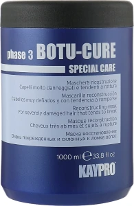 Відновлююча маска для дуже пошкодженого волосся - KayPro Special Care Botu-Cure Mask, 1000 мл