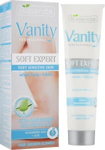 Bielenda Набір Vanity Soft Expert Ultra moisturizing Yair Removal Set (cr/100ml + balm/2x5g + blade)