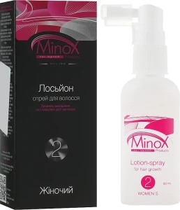 MinoX Лосьйон-спрей проти випадіння волосся 2 Lotion-Spray For Hair Growth