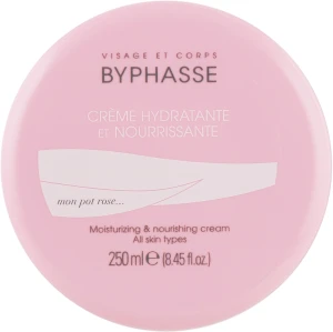 Byphasse Крем для тела и лица "Питание и увлажнение" Moisturizing And Nourishing Cream Face And Body All Skin Types