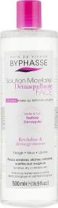 Міцелярна вода для очищення обличчя - Byphasse Micellar Make-Up Remover Solution Sensitive, Dry Skin And Irritated, 500 мл