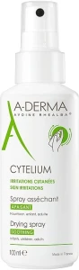 A-Derma Спрей подсушивающий и успокаивающий для раздраженной кожи лица и тела Cytelium Spray