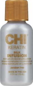 CHI Жидкий шелк для волос Keratin Silk Infusion (мини)
