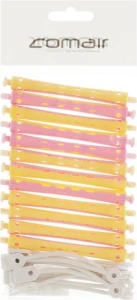 Comair Бигуди для холодной завивки, жёлто-розовые, d8