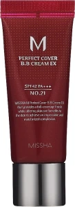 ВВ крем - Missha M Perfect Cover BB Cream EX SPF42/PA+++, 13 - Bright Beige, 20 мл