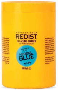 Redist Professional Порошок для освітлення волосся на рослинній основі, блакитний Bleaching Powder