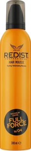 Redist Professional Мус для фіксації волосся Hair Care Mousse Full Force