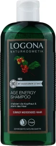 Logona Шампунь для волос с возрастными изменениями с кофеином "Укрепление и Рост" Hair Care Age Energy Shampoo