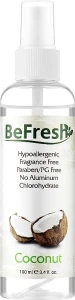 BeFresh Дезодорант-спрей для тіла з екстрактом кокоса Organic Deodorant Spray Coconut
