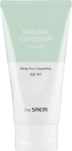 The Saem Пінка-скраб для вмивання очищаюча Natural Condition Cleansing Scrub Deep Pore Cleansing