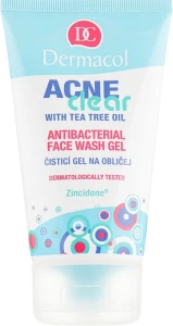 Dermacol Гель для вмивання антибактеріальний Acne Clear Antibacterial Face Wash Gel