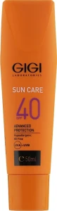 Gigi Зволожуюча легка емульсія для обличчя SPF-40 Sun Care Ultra Light Facial Sun Screen SPF-40