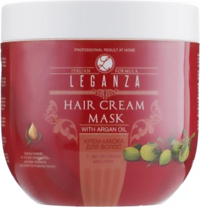 Leganza Крем-маска для волосся з аргановою олією Cream Hair Mask With Argan Oil (без дозатора)
