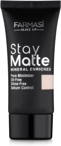 Farmasi Stay Matte Foundation Стійкий матовий тональний крем