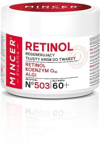 Mincer Pharma Регенерирующий крем для лица 60+ Retinol № 503