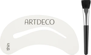 Шаблони для брів - Artdeco Eyebrow Stencials with Brush Applicator