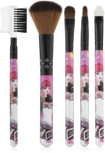MaxMar Набор для макияжа MB-202, 5шт Brushes Set