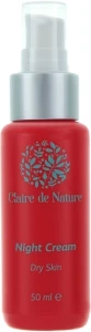 Claire de Nature Нічний крем для сухої шкіри Night Cream For Dry Skin