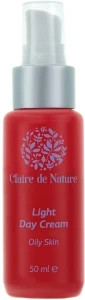 Claire de Nature Дневной легкий крем для жирной кожи Light Day Cream For Oily Skin