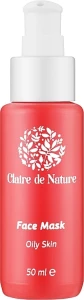 Claire de Nature Маска для лица для жирной кожи Face Mask For Oily Skin
