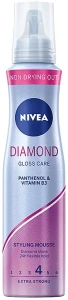Nivea Мусс для волос «Ослепительный бриллиант» с защитой кератина Hair Care Diamond Gloss Styling Mousse