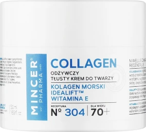 Mincer Pharma Питательный крем для лица 70+ №304 Collagen