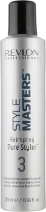 Лак для волосся неаерозольний сильної фіксації - Revlon Style Masters Hairspray Pure Styler 3, 325 мл
