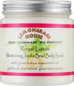 Lemongrass House Скраб для тела с гранулами жожоба "Королевский лотос" Royal Lotus Body Scrub