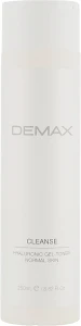 Demax Гель-тоник для всех типов кожи с гиалуроновой кислотой Gel Tonic For Normal Skin