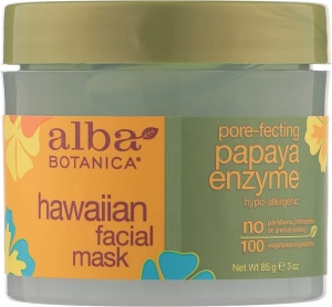 Alba Botanica Маска для лица с энзимами "Папайя" Natural Hawaiian Facial Scrub Pore Purifying Pineapple Enzyme