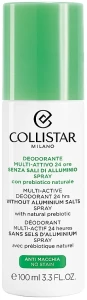 Дезодорант без солей алюминия с натуральными пребиотиками - Collistar Multi-active Deodorant 24 Hours, 100 мл