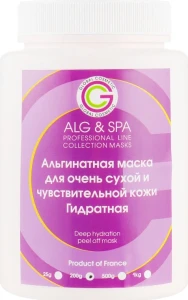ALG & SPA Гидратная альгинатная маска для очень сухой и чувствительной кожи Professional Line Collection Masks Deep Hydration Peel Off Mask