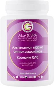 ALG & SPA Антиоксидантна альгінатна маска з коензимом Q10 Professional Line Collection Masks Antioxidant With Q10 Peel off Mask