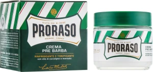 Proraso Крем до бритья с экстрактом эвкалипта и ментола Green Line Pre-Shaving Refreshing and Toning Cream