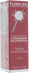 Floslek Энзимный пилинг для кожи с расширенными капиллярами Dilated Capillaries Line Enzymatic Peeling