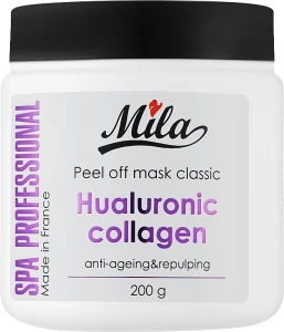 Mila Маска альгінатна класична порошкова "Гіалуронова кислота і морскький колаген" Repulping Home Peel Off Mask Hyaluronic Acid & Marine Collagen