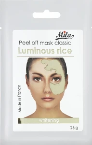 Mila Маска альгинатная классическая порошковая "Белый рис" Peel Off Mask Whitening Luminous Rice