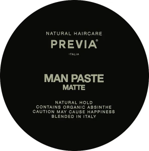 Previa Паста для укладки волос Man Paste Matte