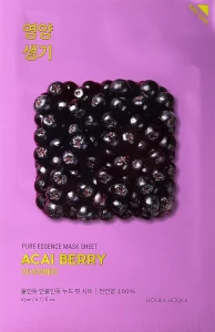 Holika Holika Тканинна маска "Ягоди асаї" Pure Essence Mask Sheet Acai Berry