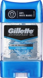 Gillette Дезодорант-антиперспірант гелевий 3xSistem Cool Wave Anti-Perspirant Gel For Men