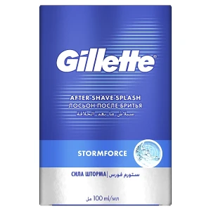 Gillette Лосьон после бритья "Сила шторма" Series Storm Force After Shave Splash For Men