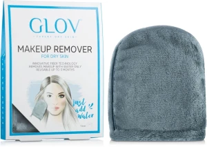 Glov Expert Dry Skin Рукавичка для снятия макияжа, серая